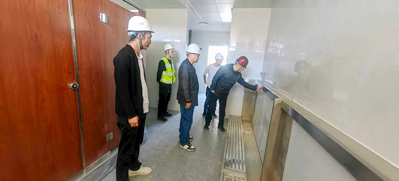 鄭州市建設(shè)投資集團(tuán)有限公司 第六十七高級中學(xué)項(xiàng)目部國慶、中秋安全生產(chǎn)檢查簡報(bào)